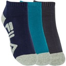 Kit de Meias Invisível Fila Tripack Colors com 3 Pares - 34 a 38 - Adulto - Foto 5