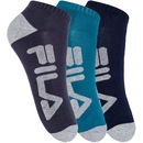 Kit de Meias Invisível Fila Tripack Colors com 3 Pares - 39 a 43 - Adulto - Foto 1