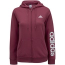 Jaqueta de Moletom adidas com Capuz Logo Linear - Feminina - Foto 2