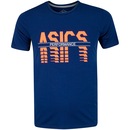 Camiseta Asics Manga Curta Logo Performance - Masculina - Foto 6