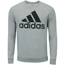 Blusão de Moletom sem Capuz adidas Essentials Logo - Masculino - Foto 1