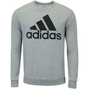 Blusão de Moletom sem Capuz adidas Essentials Logo - Masculino - Foto 1