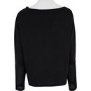 Blusa Feminina Manga Longa Cropped Oxer Detail - Foto 7