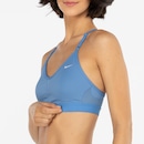Top Fitness com Bojo Nike Baixa Sustentação Dri-Fit Indy Bra Vneck Adulto - Foto 5