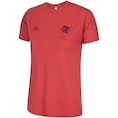 Camiseta do Flamengo adidas Viagem 21 - Feminina - Foto 3