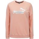Blusão Puma Metallic Logo Crew Tr -  Feminino - Foto 3