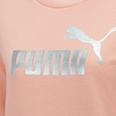 Blusão Puma Metallic Logo Crew Tr -  Feminino - Foto 4