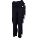 Calça Legging adidas 3 Listras Aeroready 3/4 - Feminina - Foto 1