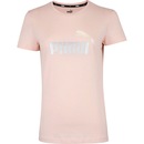 Camiseta Puma Manga Curta Essentials Metallic Logo Tee - Feminina - Foto 5
