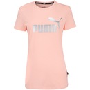 Camiseta Puma Manga Curta Essentials Metallic Logo Tee - Feminina - Foto 4