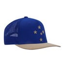 Boné do Cruzeiro adidas Aba Curva JLS23 Snapback Trucker - Adulto - Foto 4