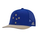 Boné do Cruzeiro adidas Aba Curva JLS23 Snapback Trucker - Adulto - Foto 1