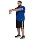 Bermuda Masculina adidas M 3S - Foto 7