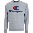 Blusa de Moletom Masculina Champion Gola Careca - Foto 6