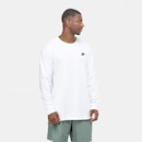 Camiseta Nike Manga Longa Sportwear Club - Masculina - Foto 5