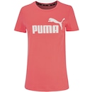 Camiseta Puma Manga Curta Essentials Logo - Feminina - Foto 6