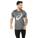 Camiseta ASICS Manga Curta Logo Estampado - Masculina - Foto 2