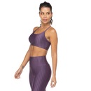 Top Fitness Sem Bojo Oxer Baixa Sustentação Alça Fina Zig - Adulto - Foto 5