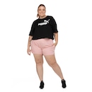 Blusa Feminina Manga Curta Cropped Puma Essentials Logo Tee - Foto 7