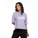 Blusa Feminina Manga Curta Cropped Puma Essentials Logo Tee - Foto 2