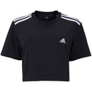 Blusa Feminina Manga Curta Cropped adidas ISC Women - Foto 3