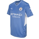 Camisa Manchester City I 21/22 Puma - Juvenil - Foto 3