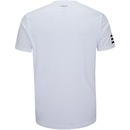 Camiseta adidas Manga Curta Club 3 Listras - Masculina - Foto 2