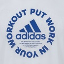 Camiseta adidas Manga Curta Workout - Masculina - Foto 4