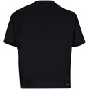 Blusa Cropped Manga Curta Logo adidas - Feminina - Foto 6