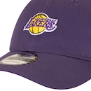 Boné Los Angeles Lakers NBA Aba Curva New Era 920 Special Strapback - Adulto - Foto 4