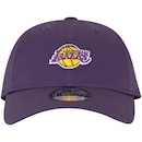 Boné Los Angeles Lakers NBA Aba Curva New Era 920 Special Strapback - Adulto - Foto 2