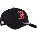 Boné Boston Red Sox MLB Aba Curva New Era 940 AF Neyyan Navy Snapback - Adulto - Foto 5