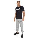 Camiseta Puma Manga Curta Essentials Logo - Masculina - Foto 4