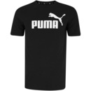 Camiseta Puma Manga Curta Essentials Logo - Masculina - Foto 5