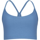 Top Fitness Oxer Alça Fina Textura - Adulto - Foto 5