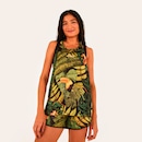 Camiseta Regata Feminina Farm Dry-fit Folhagem Paraiso Lic - Foto 1