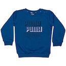 Conjunto de Agasalho Infantil Puma Minicats Alpha Crew Jogger - Foto 2