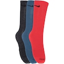 Kit de Meias Nike Everday Plus Cush Crew com 3 Pares - Tam 39-43 - Adulto - Foto 3