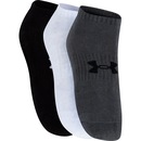 Kit de Meias Under Armour Core Cotton No Show com 3 Pares - Adulto - Foto 3