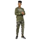 Blusa de Moletom Under Armour Masculina Rival Flc Camo - Foto 4
