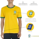 Camiseta do Brasil CBF Casual Retrô - Masculina - Foto 3