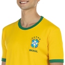 Camiseta do Brasil CBF Casual Retrô - Masculina - Foto 6