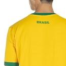 Camiseta do Brasil CBF Casual Retrô - Masculina - Foto 8