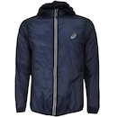 Jaqueta Corta-Vento com Capuz ASICS Resistente à Água Packable Ultraleve - Masculina - Foto 7