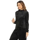 Jaqueta de Plush Feminina Oxer com Capuz e Bolso - Foto 2