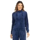 Jaqueta de Plush Feminina Oxer com Capuz e Bolso - Foto 2