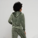 Jaqueta de Plush Feminina Oxer com Capuz e Bolso - Foto 4