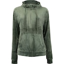 Jaqueta de Plush Feminina Oxer com Capuz e Bolso - Foto 12