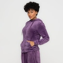 Jaqueta de Plush Feminina Oxer com Capuz e Bolso - Foto 6