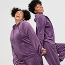 Jaqueta de Plush Feminina Oxer com Capuz e Bolso - Foto 7